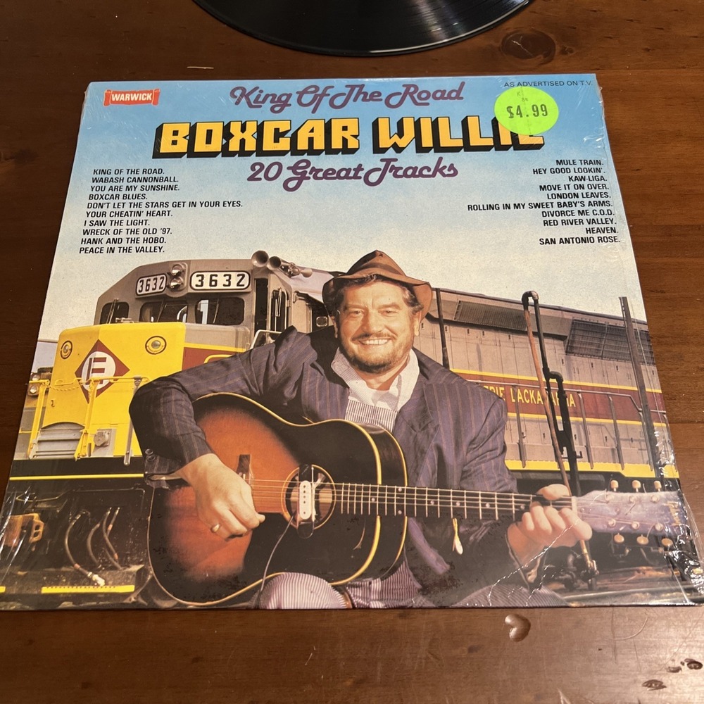 Boxcar Willie - "King of the Road"  Vinyl LP‎